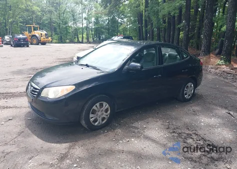 2010 Hyundai Elantra Blue from USA, damaged, VIN KMHDU4AD0AU171349